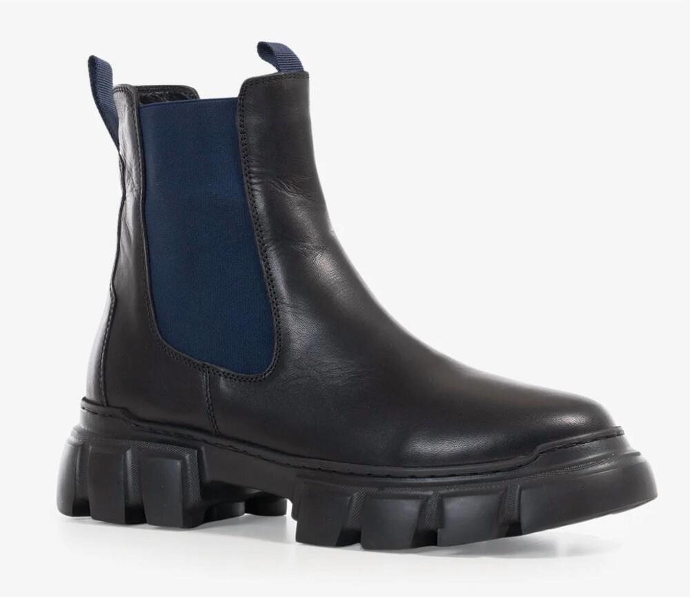 NEW ATELIERS women's bjork boots in navy/black